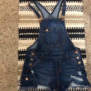 NO BOUNDARIES- Denim Overalls- (s)